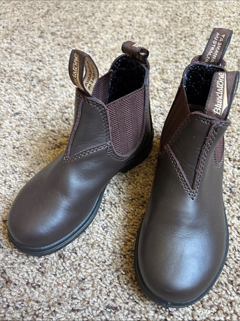 Blundstone Kids Chelsea Boot in Dark Brown